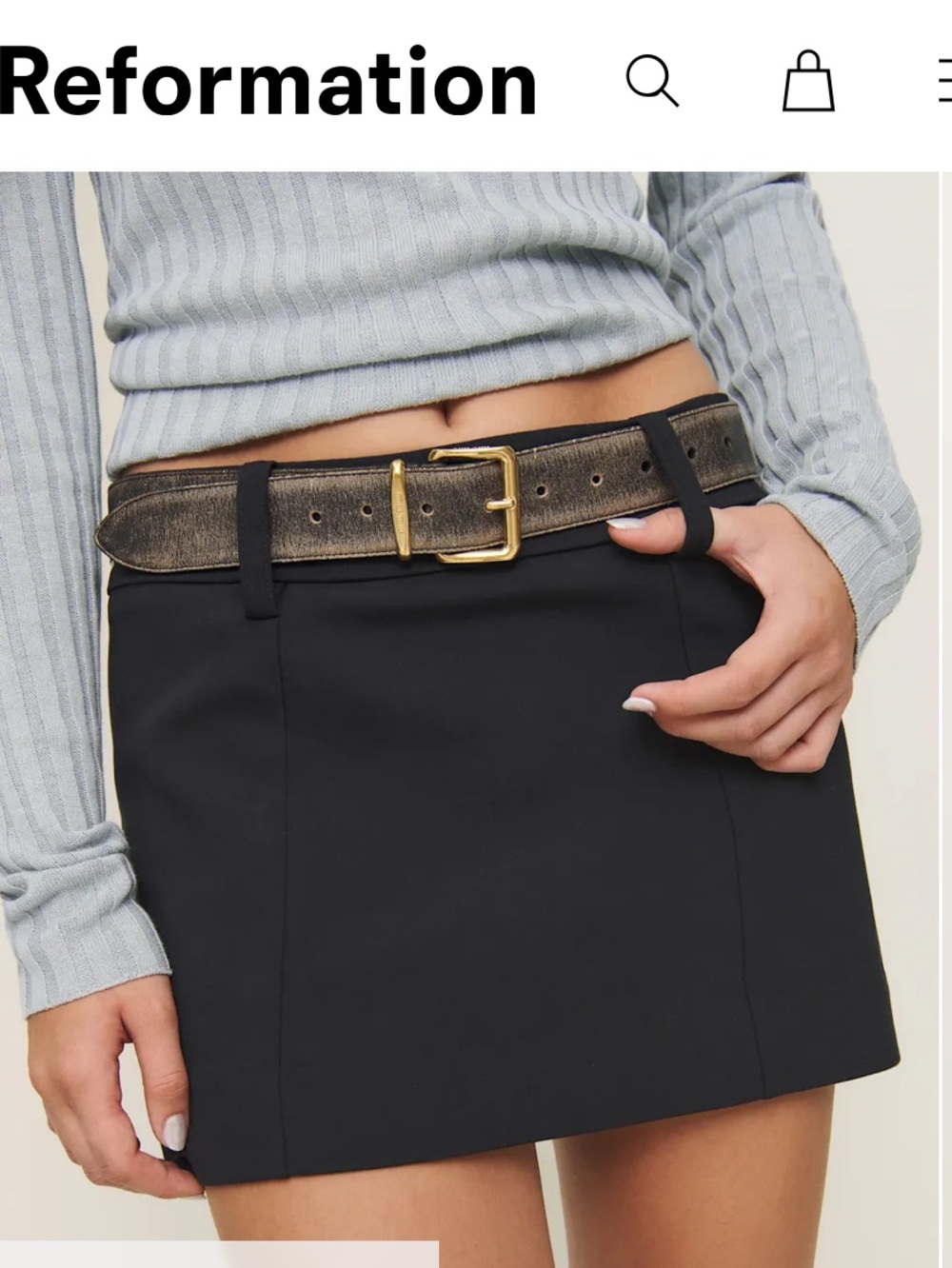Reformation Sara Knit Skirt
CA$ 168
